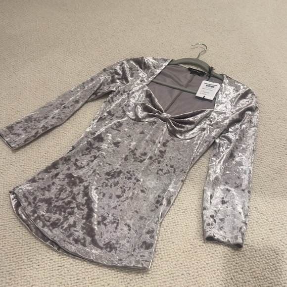 Isabel Marant velvet top in snow gray - Picture 2 of 4